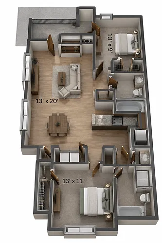 Floor plan B1