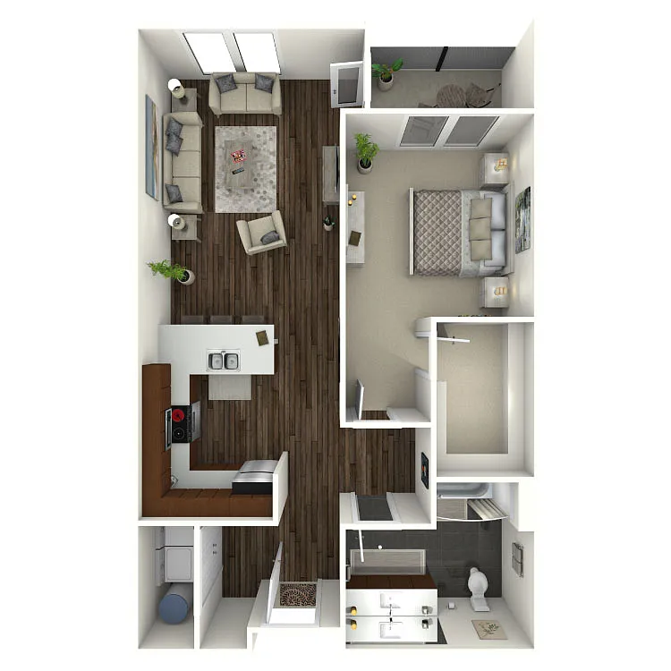 Floor plan 1B6(A) MIDTOWN SELECT