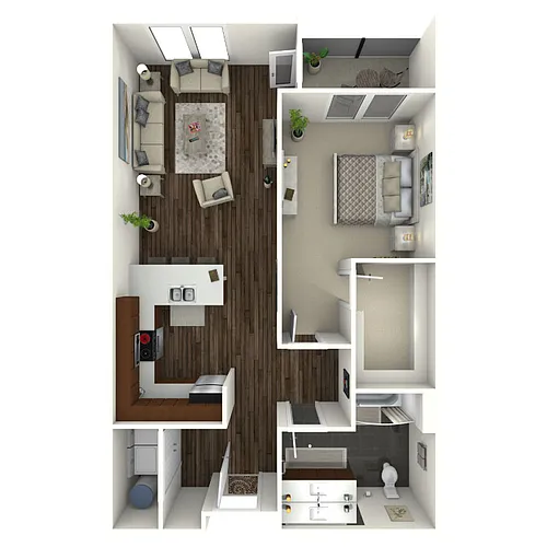Floor plan 1B6(A) MIDTOWN SELECT