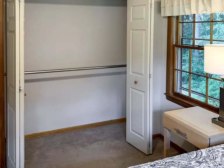 Huge closet for clothes & storage!