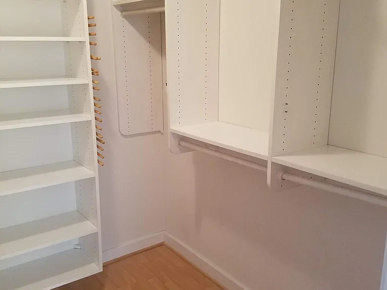 Master walk-in closet