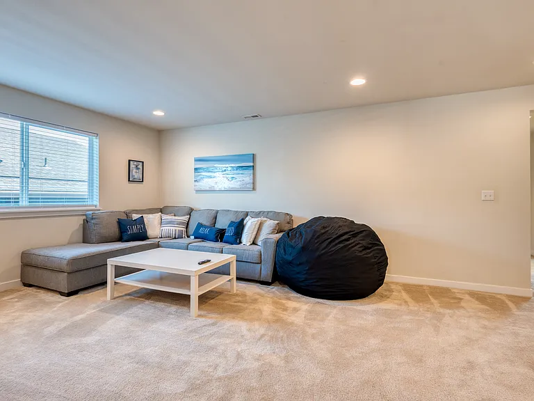 Another view of the upstairs living room area