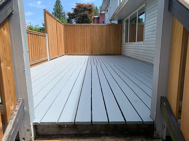 Back patio off kitchen