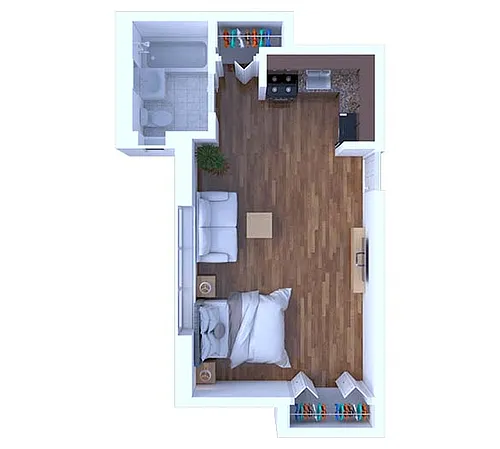 Floor plan Front