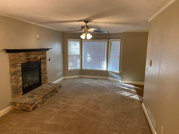 Living room looking towards front of house