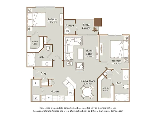 Floor plan B3R
