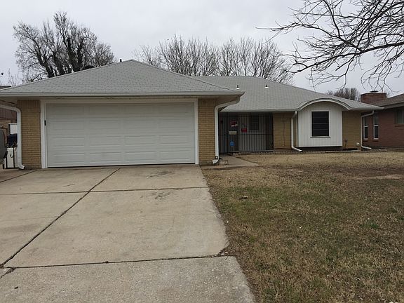 Driveway and garage door