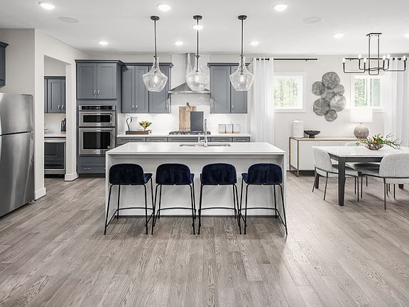 Gourmet Kitchen with an Oversized Island