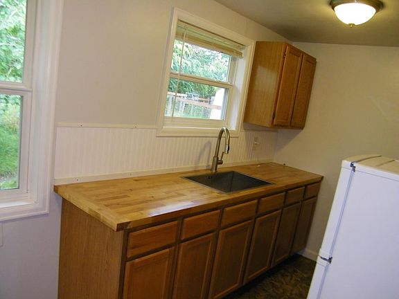 new cabinets and butcher counter tops!