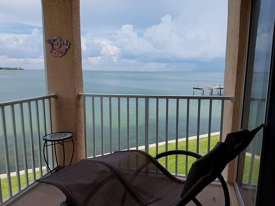 waterfront balcony view