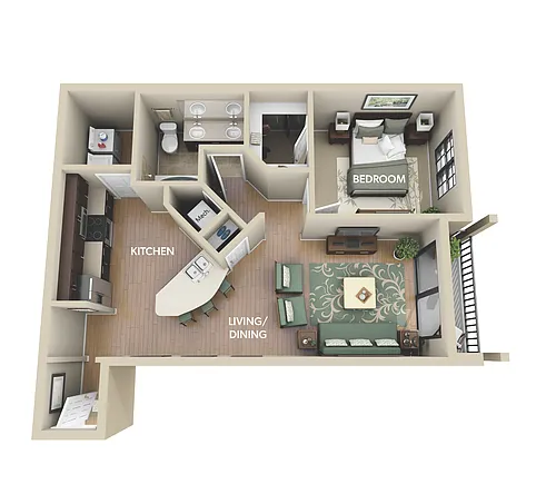 Floor plan Hamptons Bay