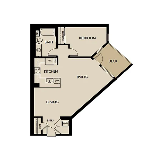 Floor plan Plan 1Ba