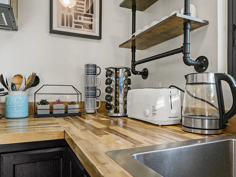 Fully stocked kitchen with everything you need to create culinary masterpieces.