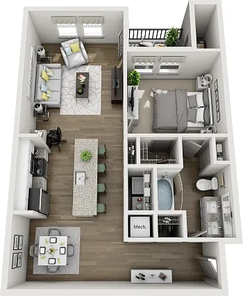 Floor plan A1A