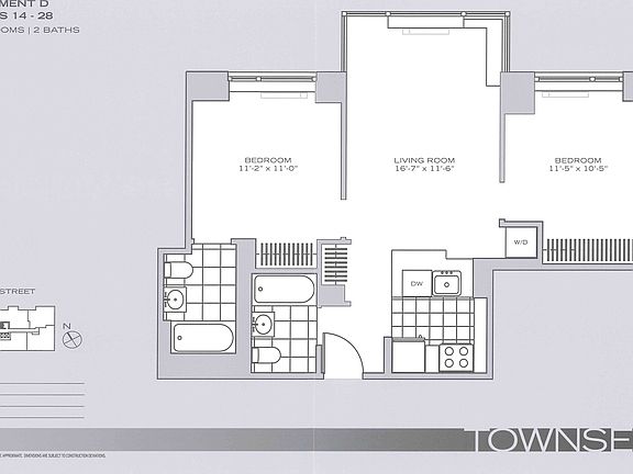 2nd image of 350 W 37th St APT 18D