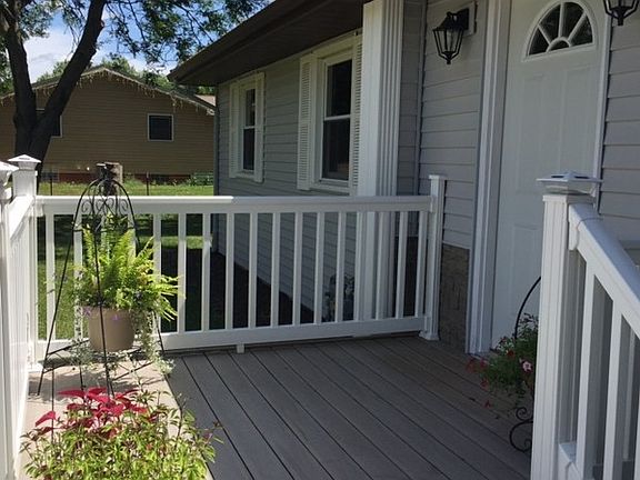 Maintenance free front porch