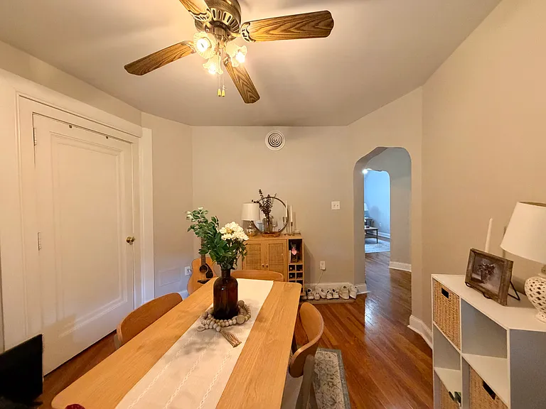 Dining room w/ large walk-in closet