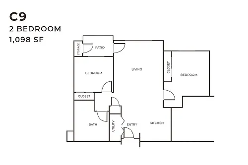 Floor plan 2X2 C9