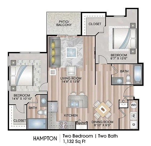 Floor plan HAMPTON