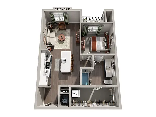 Floor plan A3-HC
