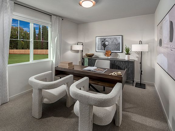 Modeled Residence 3 at Casacala in Brentwood, CA.