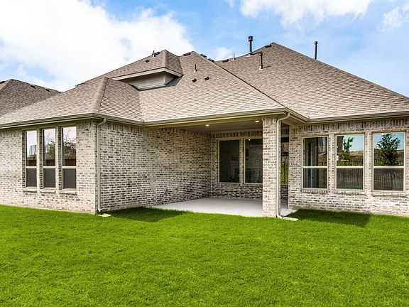 Shady covered patio