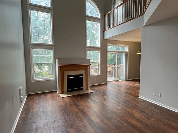 Welcoming living room with loft overview.