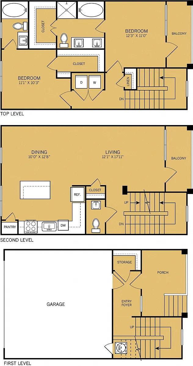 Floor plan Stetson