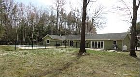 private rear yard