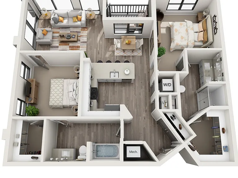 One Riverwalk B2 Floor Plan One Riverwalk B2 Floor Plan