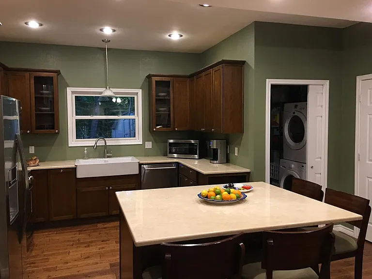 Kitchen and Island