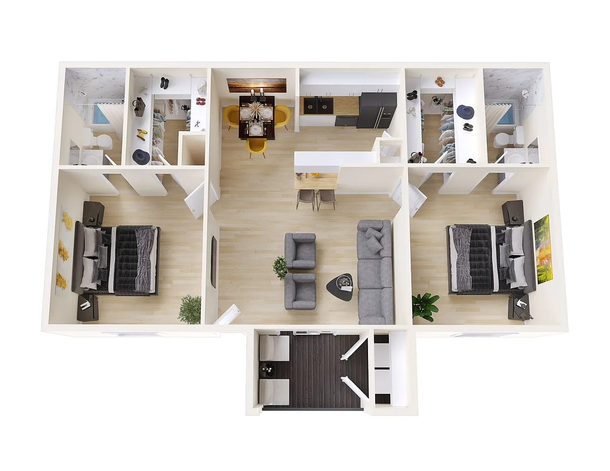 Floor plan B2R