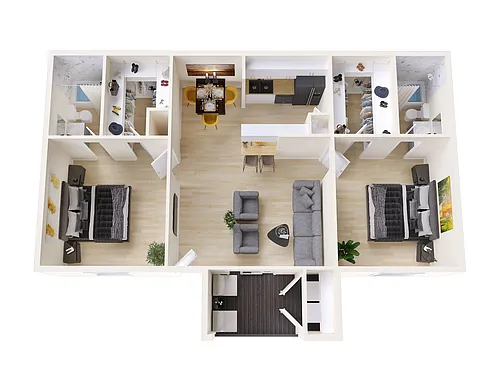 Floor plan B2R