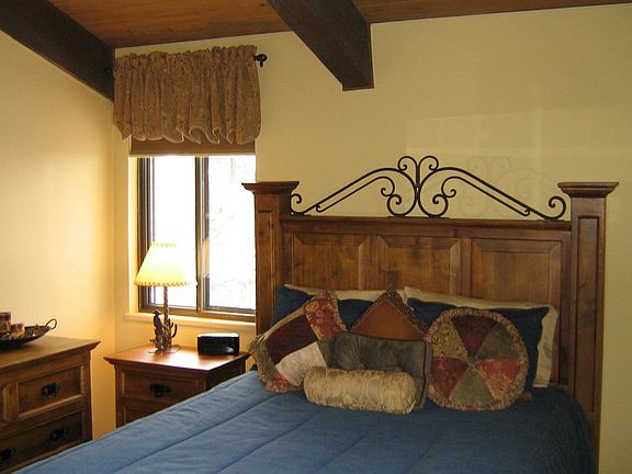 Bedroom 2 w/tongue & grove and beamed ceiling