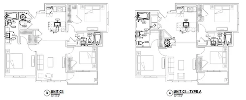 Floor plan 3 beds 2 Bath