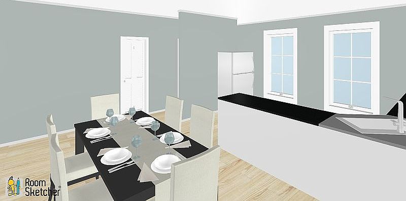 Rough render floorplan