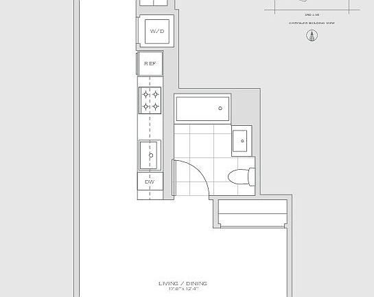 2nd image of 222 E 44th St APT 9D
