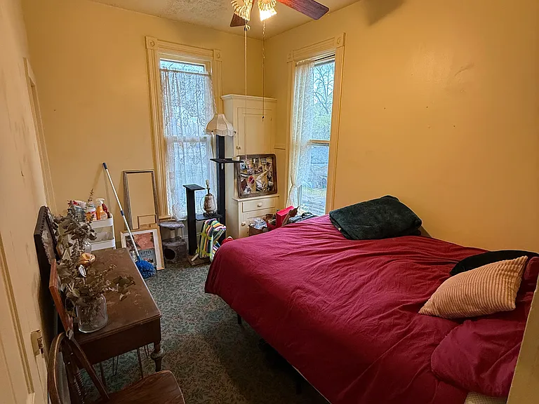 Bedroom 2, off of dining room. Also connects to bathroom