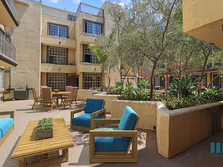 Interior Courtyard with Seating Area