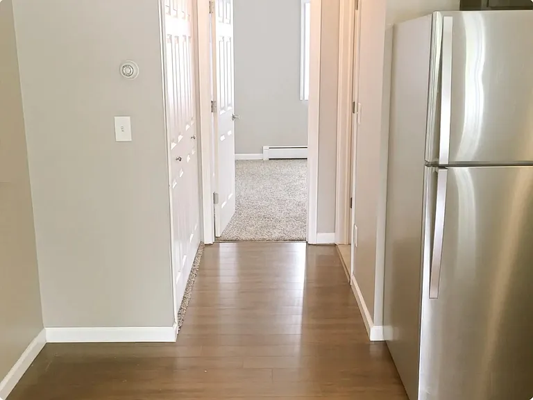 Hallway to bath and bedrooms
