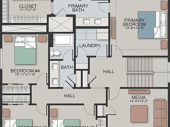 3rd image of 836 E Escalation St