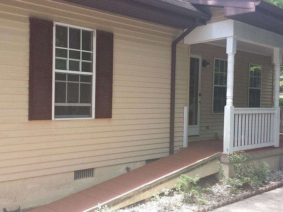 Outside exterior, front porch