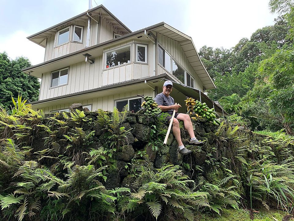 Looking up from ocean side