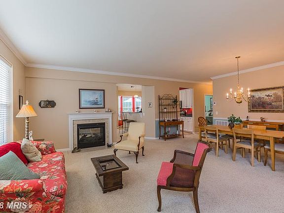 Living Room towards two-sided fireplace