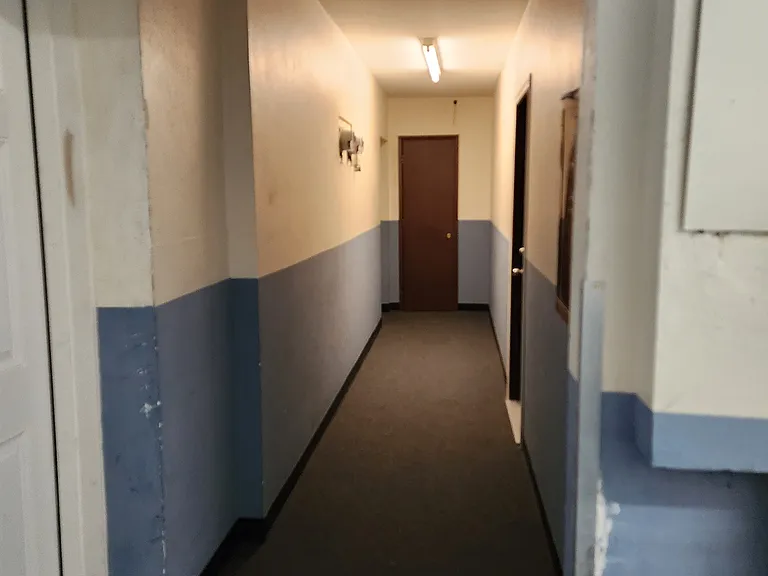 Hallway from back stairs.