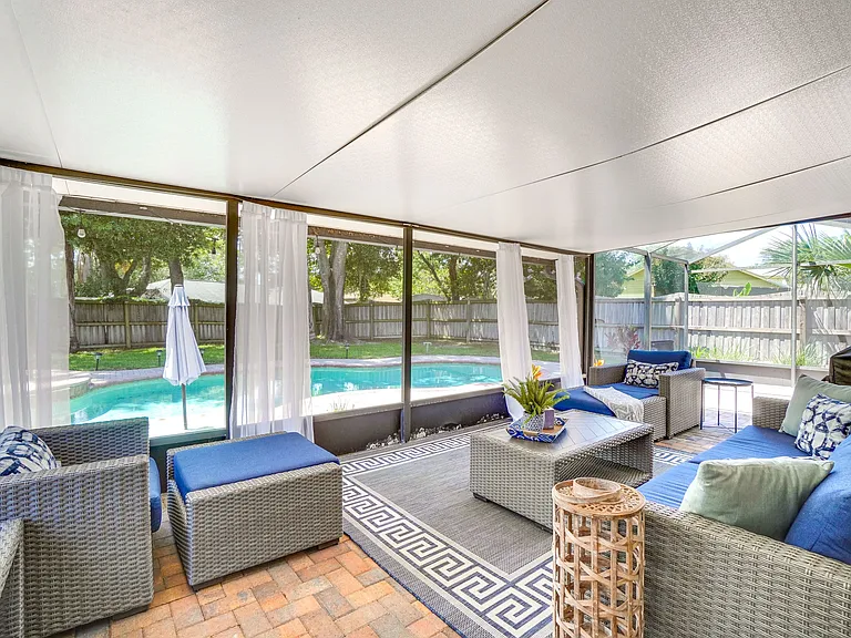 backyard and Pool view