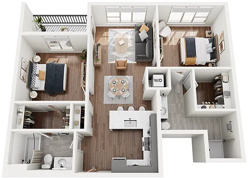 Floor plan B3