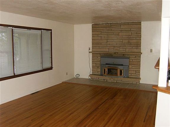 1238 Seville, living room with fireplace