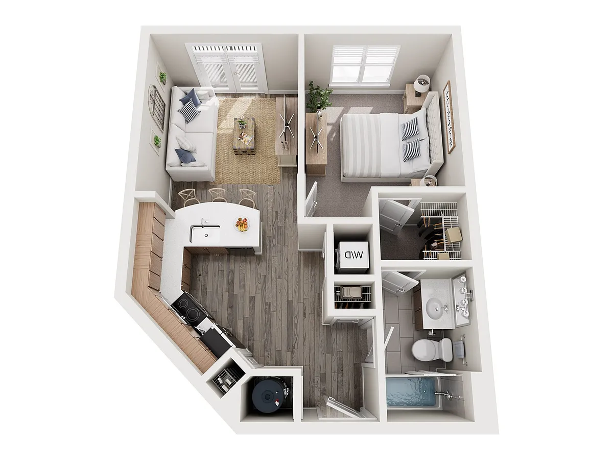Floor plan B1-3