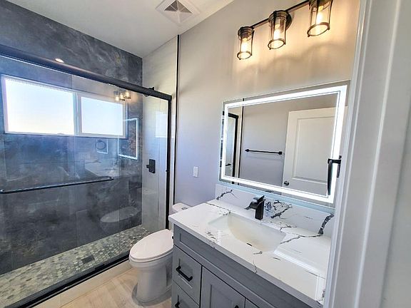 Vanity mirrors and high quality tiles